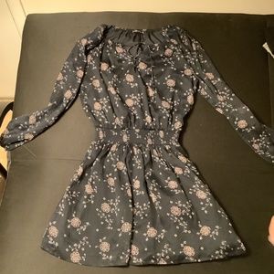Size Small Abercrombie and Fitch Long Sleeve Navy Blue Dress